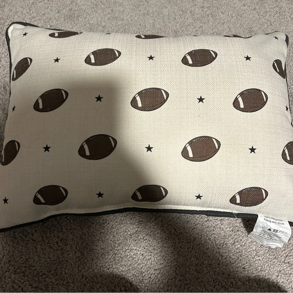Football Is My Favorite Season 20x15 Throw Pillow